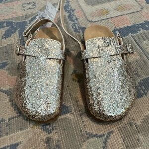 Kids Glitter Clogs